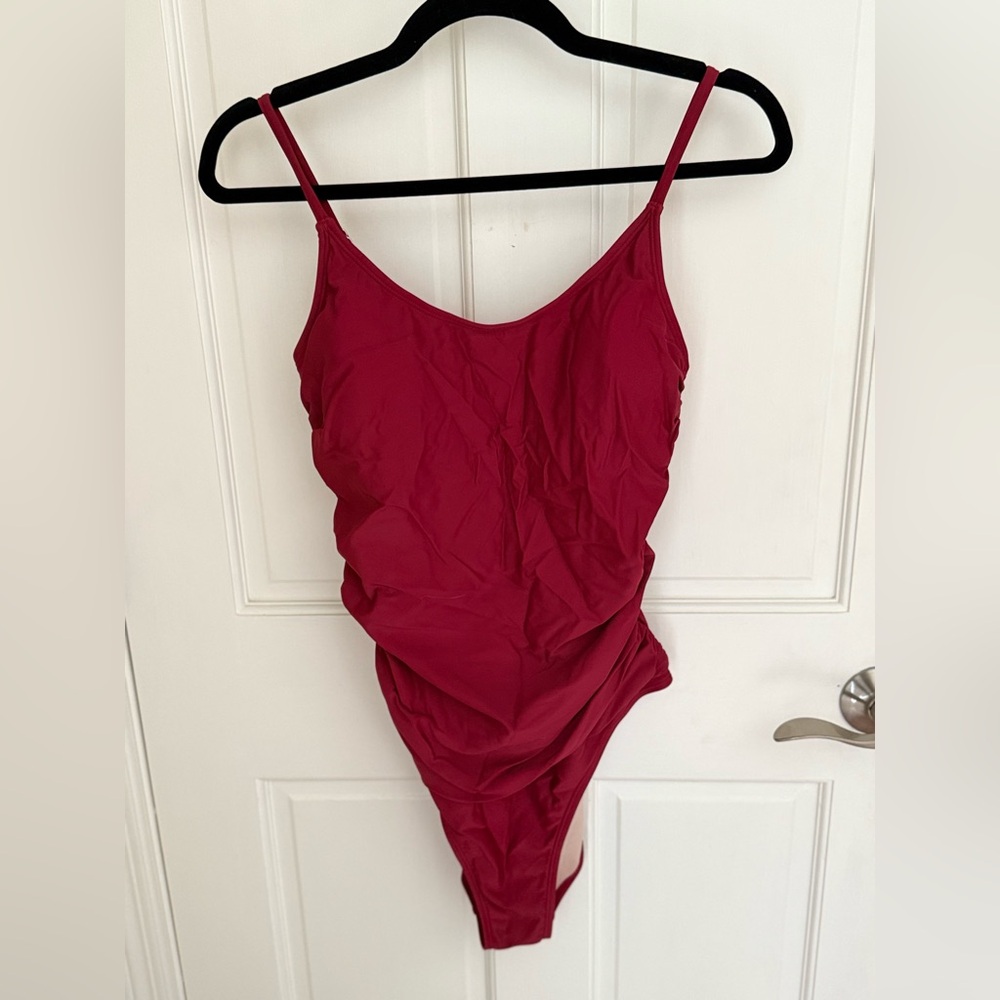 Cupshe Cherry Red Bathingsuit